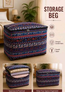 ✨💝Boho Storage Ottoman - Foldable