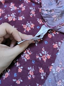 DEFOUR - Floral Print Button-Up Blouse