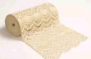 Intricate Lace Fabric (Dyeable)