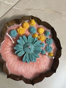 Handmade Floral Scented Candle