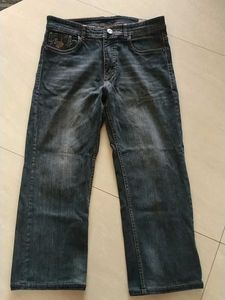 Men's Dark Wash Denim Jeans