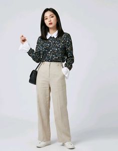 Original Imported Korean Floral Women Shirt