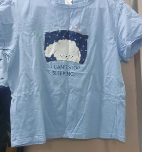🩵💙Sky Blue Tshirt And Shorts Set💙🩵