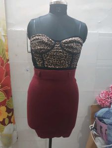 Chic Two-Piece Skirt Set