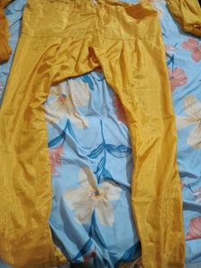 Yellow Embroidered Kurta Set