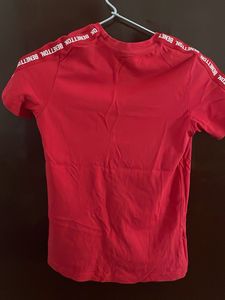 Classic Red Crew Neck T-Shirt