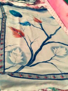Beautiful Floral Print Saree