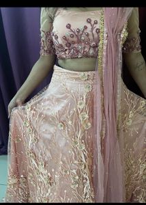 wedding ready Heavy lehnga hand enbroidred