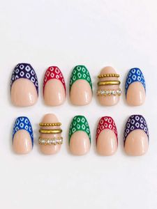 Navratri press-on nails