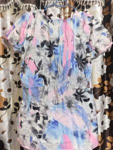 Bohemian Floral Print Kurta