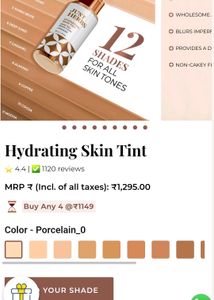 Just Herbs Hydrating Skin Tint Medium Coverage