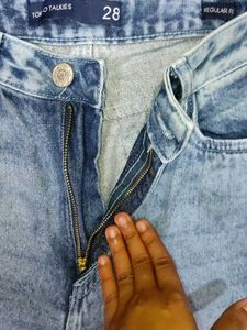 Blue Ripped Jeans