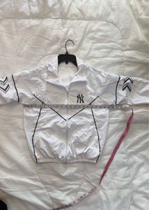 White NY Track Jacket upper