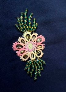 Embroidered Navy Blue Kurta