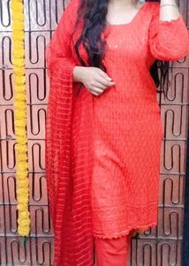 Designer Red Suit