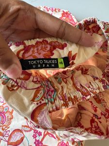 Tokyo Talkies Chic Floral Print Mini Dress
