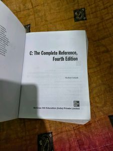 The Complete Reference C - Fourth Edition