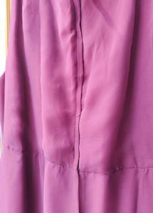 Elegant Purple Embellished Gown