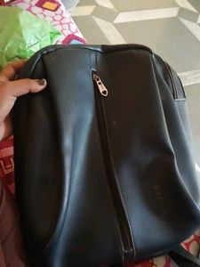 Black Stylish Mini Backpack for Women
