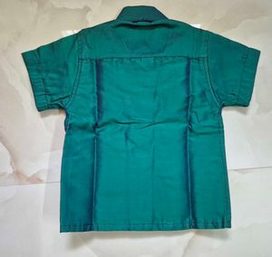 Boys Teal Silk Kurta