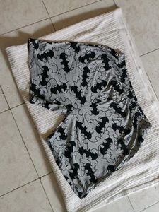 Batman Bat Print Lounge Shorts
