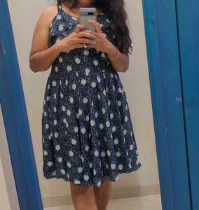 Black & White Polka Print Sundress