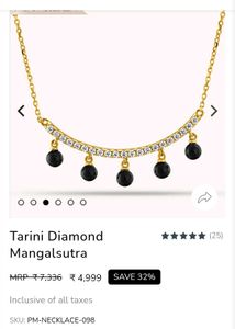 Tarini Diamond Mangalsutra