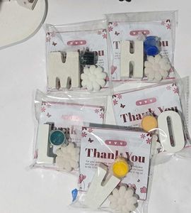 Letter &amp; Flower fridge magnets( set of 5)