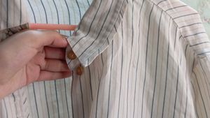 Striped Tie-Front Shirt