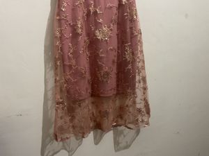 Elegant Pink Midi Dress