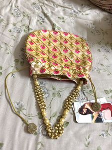 Embroidered Potli Bag