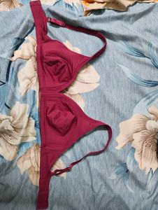 Comfortable Maroon Bra