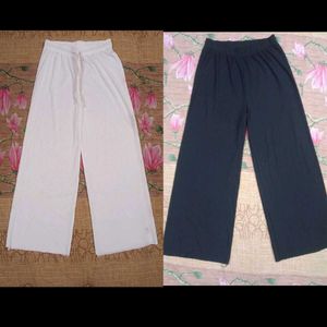 Comfortable Palazzo Pants (Set of 2)