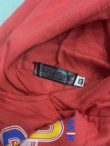 Kids' Red "Dream" Graphic Hoodie
