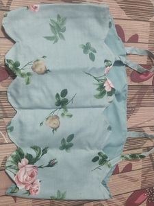 L Size Crop Top With Plazoo And Long Coat Plazo