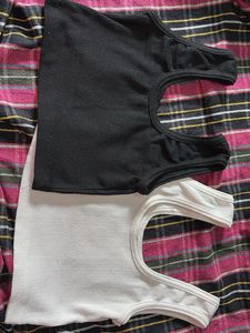 Ribbed Tank Tops (Black &amp; White)