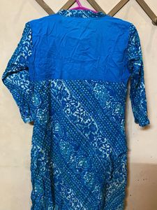 Blue Printed Kurta
