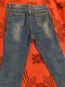 Striped Side Jeans