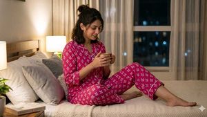 Comfy Pink Printed Nightsuit Set