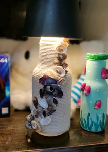 Seashell Decorated Vase