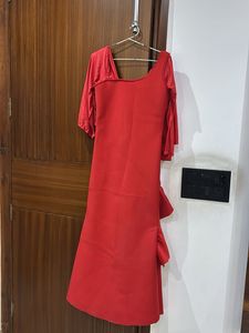 boutique stiched❤️ Elegant Red Bodycon Party Dress
