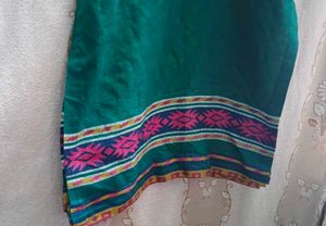 Stylish Green Suit without duppata