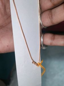 Black Pendant With Chain