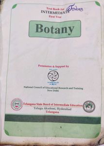 Botany Textbook - Intermediate First Year