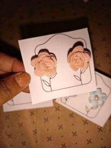Cute Flower Stud Earrings Set of 3
