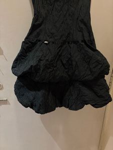 Chic Black Corset Bubble Dress