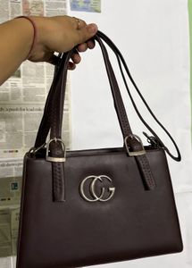 Stylish Dark Brown Handbag