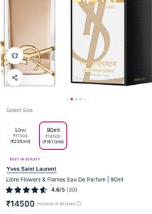 YSL PERFUME WITH NYKAA LUXE PACKAGING