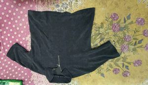 y2k Black Zip-Up tshirt