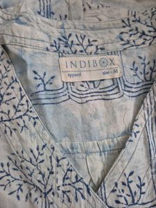 INDIBOX Blue Print Kurta